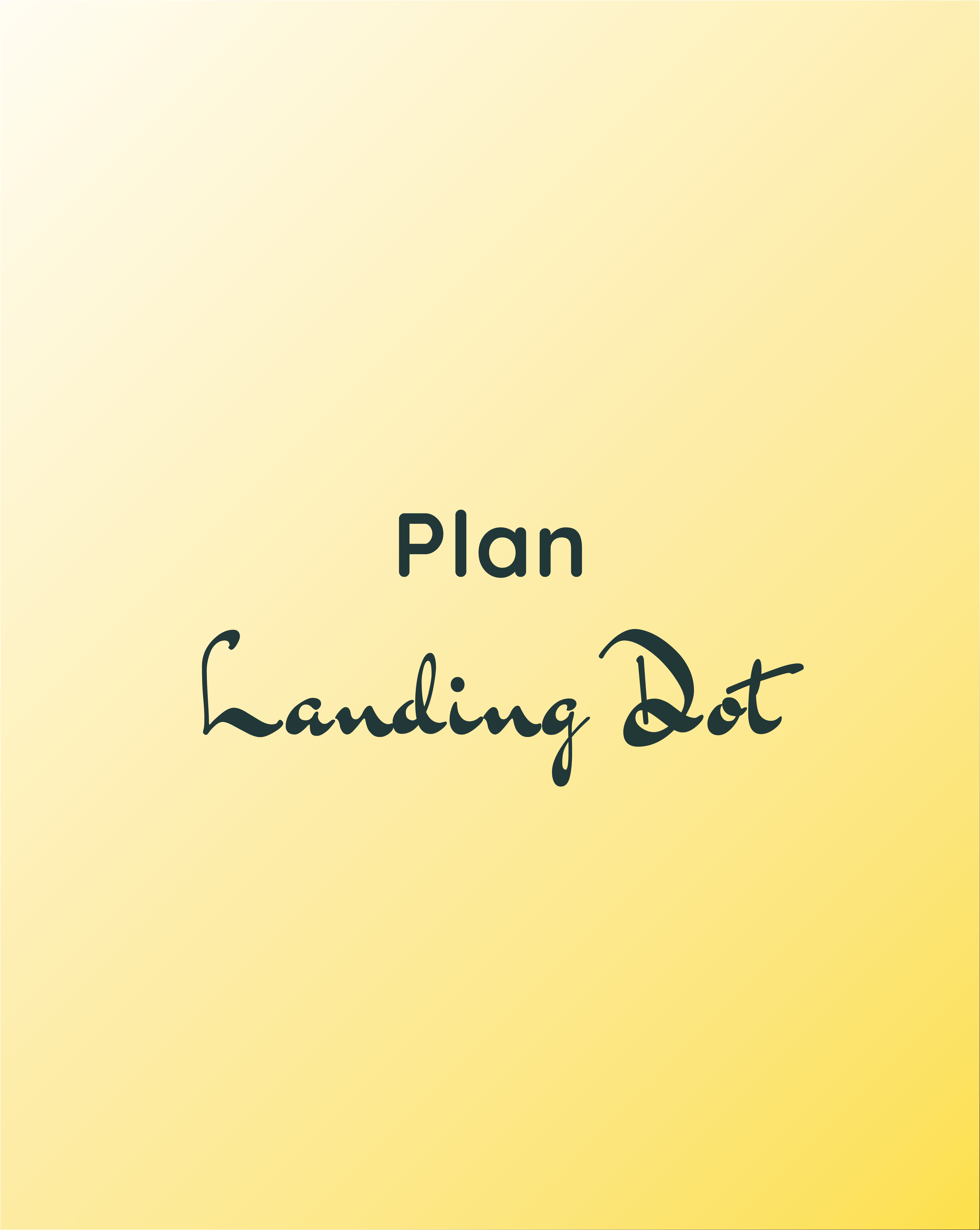 Plan Landing Dot